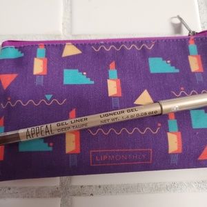Appeal Taupe Lip Gel Liner/Makeup Bag Bundle